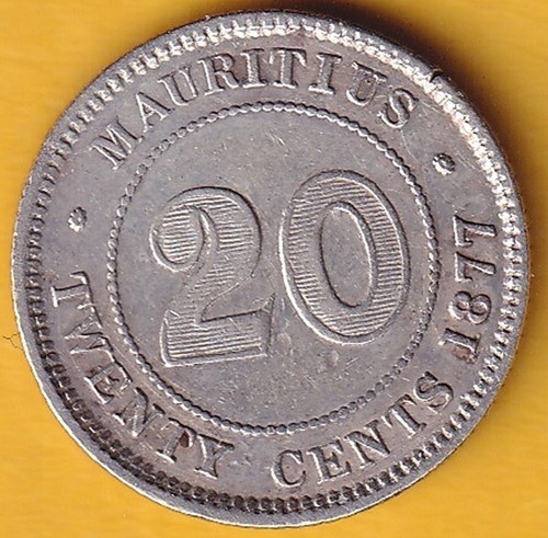 Mauritius cents 1877 - -,