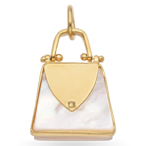 Vintage 18k gelbgold perlmutt - gelbgold,