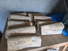 5 STÜCK alte Nonnenziegel antik Nonnen Dachpfanne Ton basteln Dachziegeln