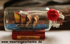 Maritime Deko mit Buddelschiff