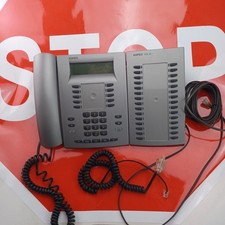 AGFEO Systemtelefon ST 30 ST30 S0 silber mit Erweiterung Gebrauchsspuren
