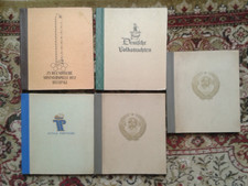 5 DDR Zigarettenbilderalben