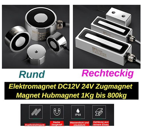 Elektromagnet dc12v 24v - dc12v,