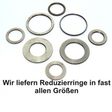 Reduzierring Sägering gerändelt Distanzring für Kreissägeblätter diverse Größen