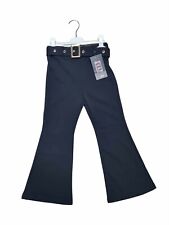 Schlaghose Flare Leg schwarz