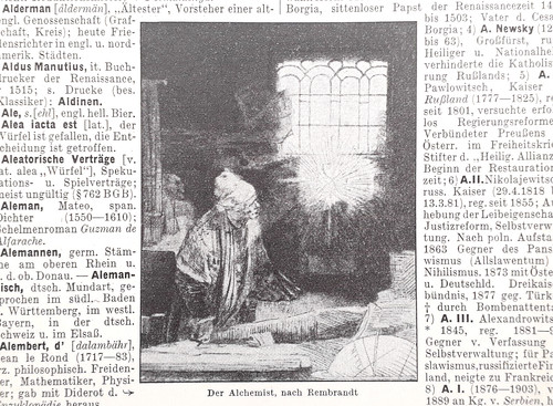 Alte lithographie der - alte,