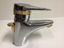 Grohe Europlus alt Waschtischarmatur Chrom/Gold, Rarität, Gebraucht, 33153IG0
