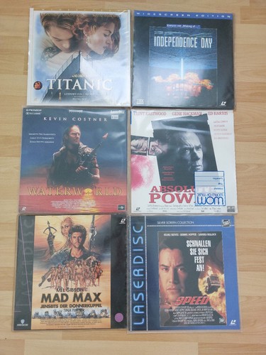 Laser disc action film - 6x,