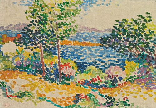 Impressionistisches wandbild - impressionistisches,