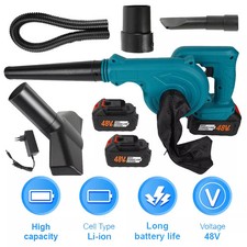 Akku Laubbläser Gebläse Laubsauger Bläser Sauger Mit 2 Akkus Und Ladegerät DHL