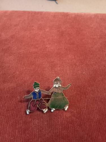 Vintage brosche tanzendes - brosche,