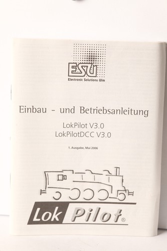 Esu lok pilot einbau und - lok,
