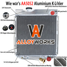 3 Reihe Kühler Für Ford Mustang 1964-66  66 Falcon Mercury Comet 63-65 V8 Alu