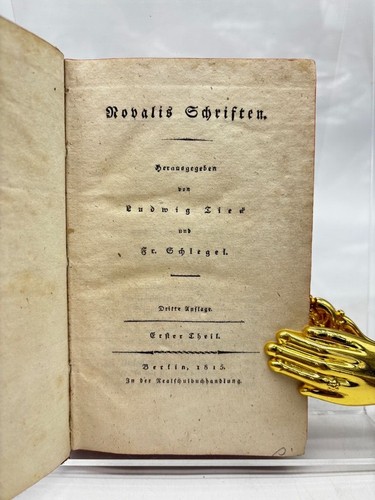 Novalis schriften teil - novalis,