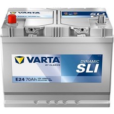 VARTA Dynamic SLI E24 Starterbatterie 12V 70Ah 630A/EN B01 für Auto LKW Batterie