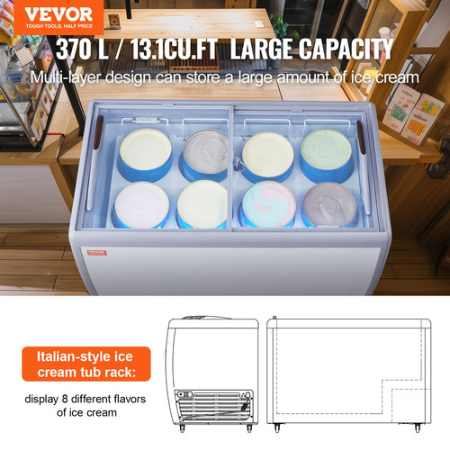 Vevor 370l kommerzielle - 370l,