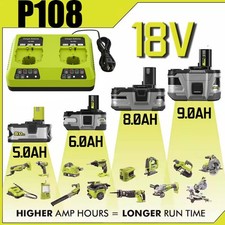 12,0Ah 18V Für Ryobi 8,0Ah