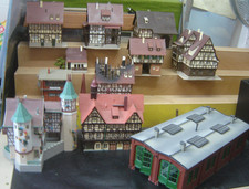 HO Gut gebaute Fachwerkhäuser