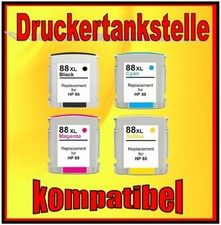 kompatibel HP 88 XL Set Officejet Pro K5300 K5400 K550 K8600 L7400 L7580 L7590 