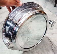 Antik Aluminium Fenster Bullaugenfenster Schwer Kanal Schiff Bullauge Spiegel