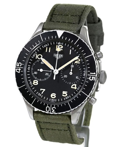 Heuer bundeswehr chronograph - heuer,