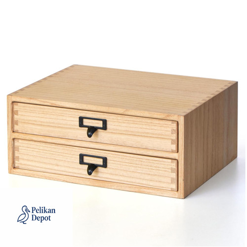 Holz schubladenbox - holz, 2