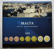 KMS - Einführungskursmünzensatz - Kursmünzensatz Malta - 2008