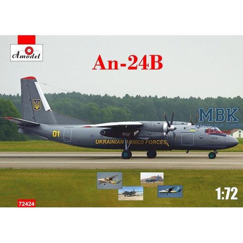Amodel am72424 antonov 24b - antonov, an-24b