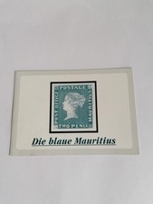 Die Blaue Mauritius 1847 Post OFFICE Queen Victoria. Reproduktion