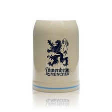 Löwenbräu Tonkrug Glas 0,5l