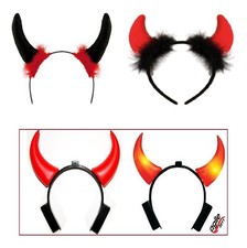 Teufel Haarreif Teufelshörner Hörner Kostüm Party Halloween Karneval Fasching 