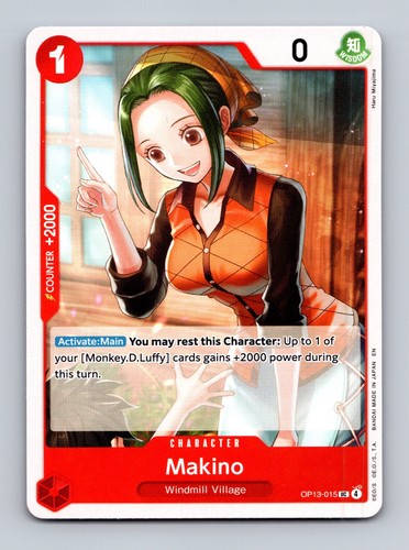 Tcg one piece karte - piece, makino