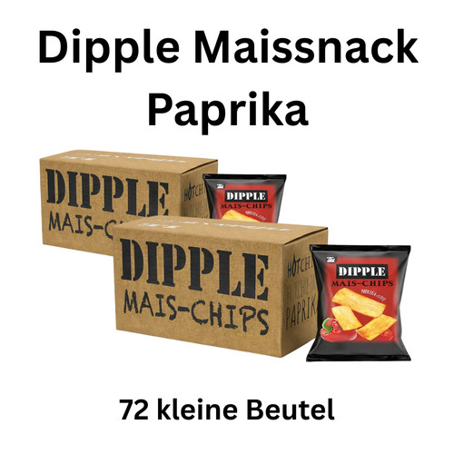 72x dipple maischips paprika - 72x,