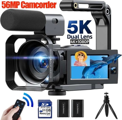 Videokamera camcorder 56mp - 5k-videokamera-camcorder,