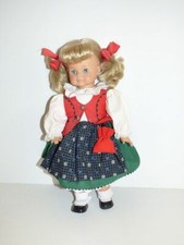 schöne Engel Puppe mit Zöpfen von Engel-Puppen Schlafaugen 44 cm Dirndl Tracht
