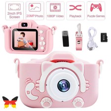 Kinder Kamera 2.0” Display Digitalkamera 4K HD Anti-Drop Fotoapparat Kinder NEU