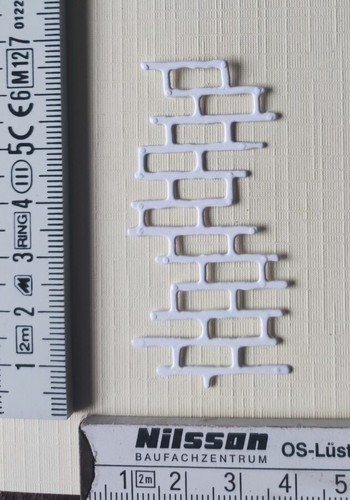 Klinker mauer 4st stanzteile - klinker-mauer,