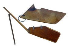 Optimist Ruderblatt + Schwert – Holz – Segelboot Zubehör