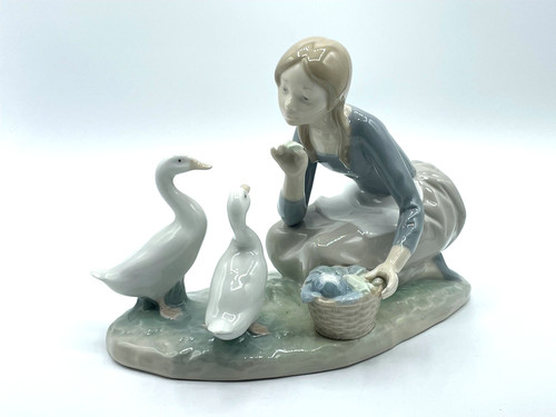 Vintage lladro porzellan figur - porzellan,