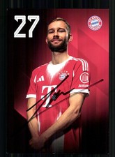 Konrad Laimer Autogrammkarte Bayern München 2025-26 Original Signiert