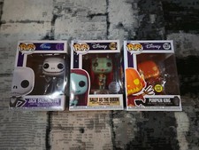 Jack #15 - Sally #1402 - Pumkin King #1357 - Nightmare Befor Christmas Funko Pop