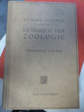 Lehrbuch der Zoologie Richard Hertwig Jena Gustav Fischer Verlag 1931