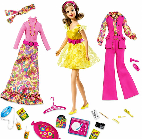 Barbie mattel gold label most - gold,