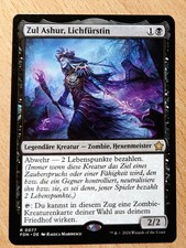MTG Magic: Zul Ashur, Lichfürstin, Lich Lord, DEUTSCH, Top Zombie Reanimator