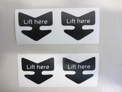 Stuks lift here boot sticker - 4,