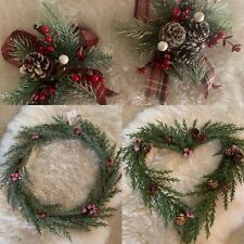 1+1 Gratis Tür kranz weihnachten herz deko winter  Schleife Deko kränze