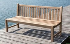 Stabile Bank Gartenbank Picadelly 180 cm in Premium Teak ohne Armlehne