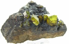 SCHWEFEL Bituminösen  Sulphur Soufre aus Sizilien 12 x 8 x 6 cm- 485 grams