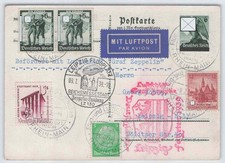 Zeppelin Postkarte