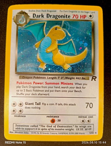 Pokémon tcg card dark - card,